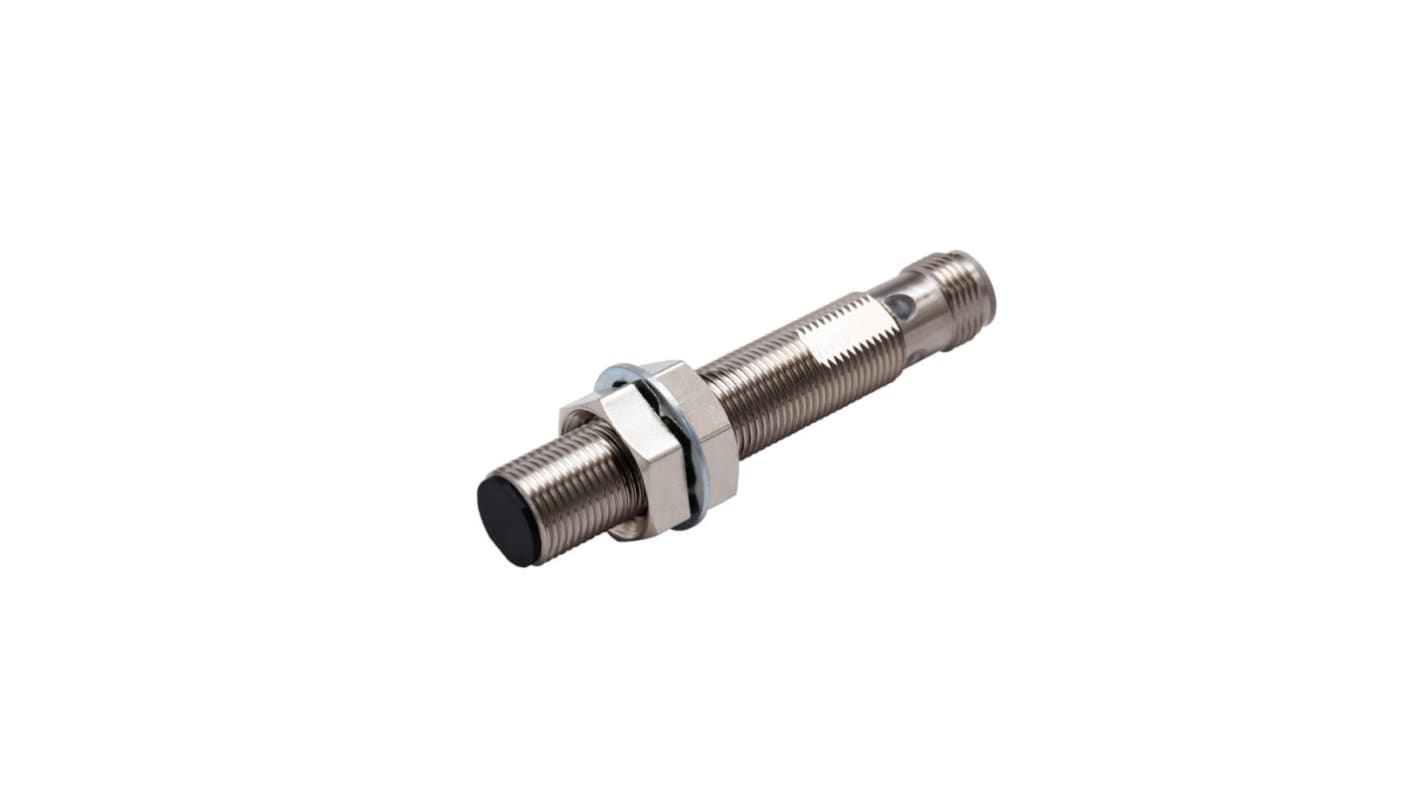 Sensore di prossimità induttivo Omron E2E-X2B1TL12-M1, cilindrico PNP M12, distanza di rilevamento 2 mm, grado di protezione IP67/IP69K.