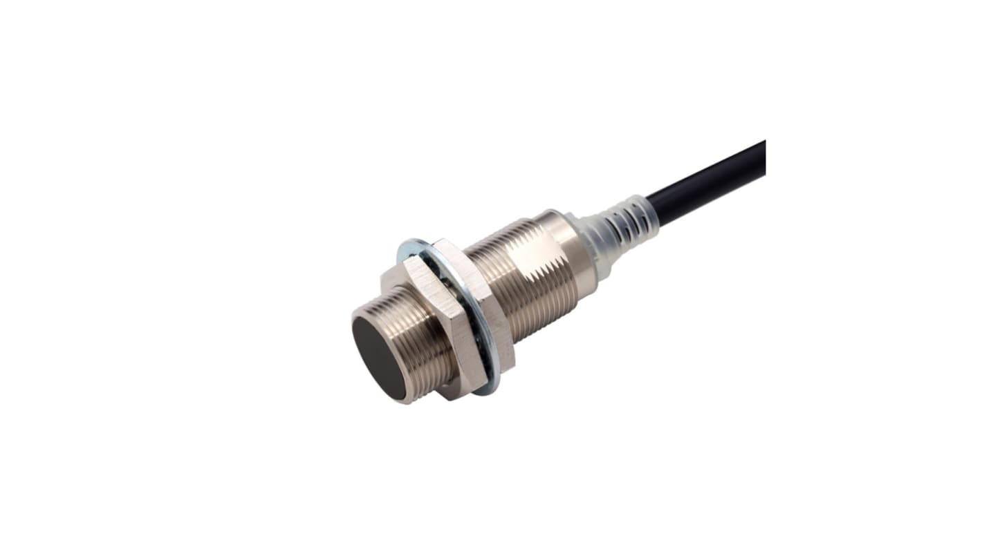 Sensore di prossimità cilindrico PNP M18, Omron E2E-X8B1T18 10M, rilevamento a 8 mm, grado di protezione IP67/IP69K.