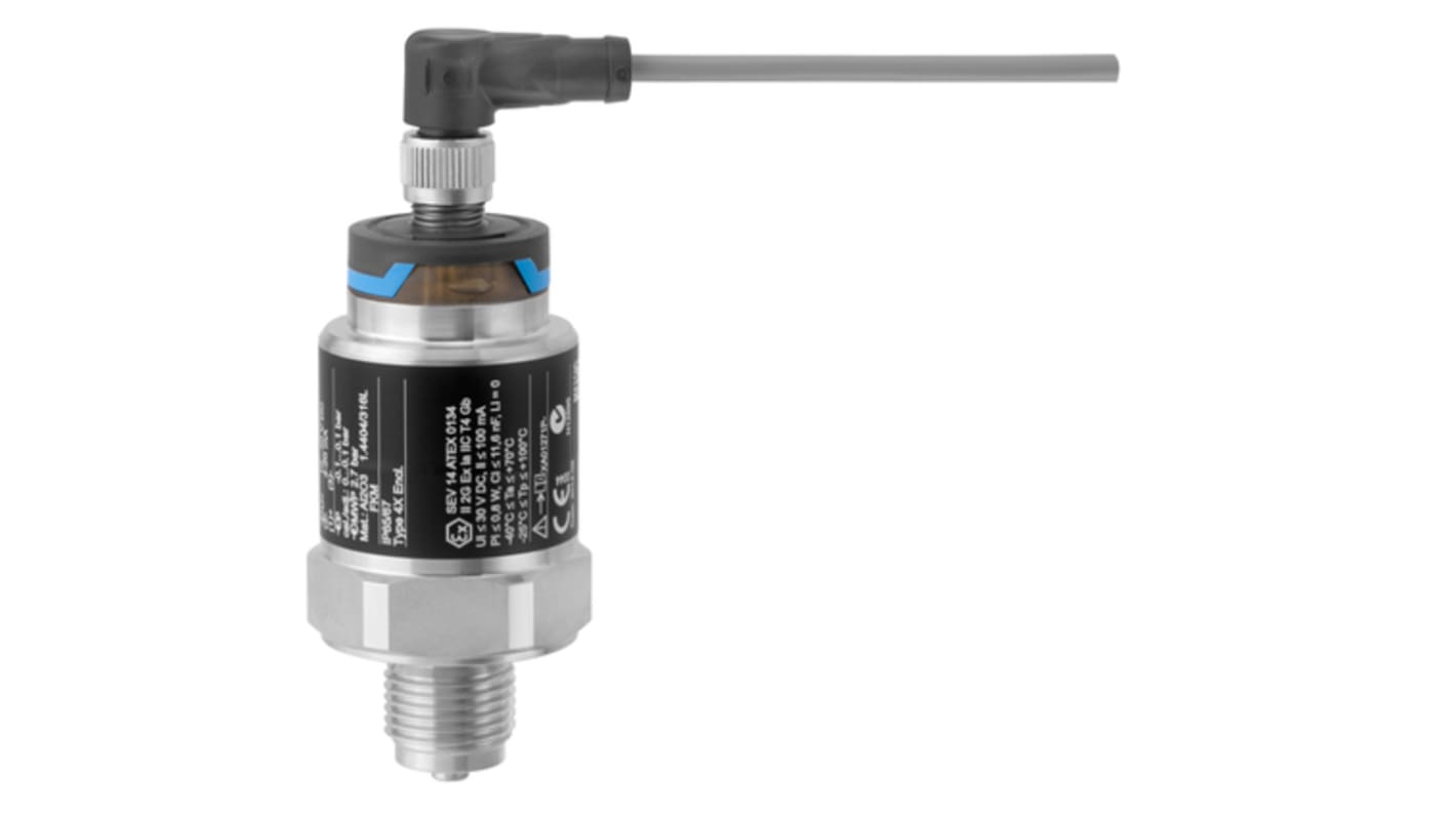 Sensore di pressione Endress+Hauser PMC21-AA1U2HBWTJA, lettura da 100mbar a 40bar, precisione 0,3%, uscita analogica.