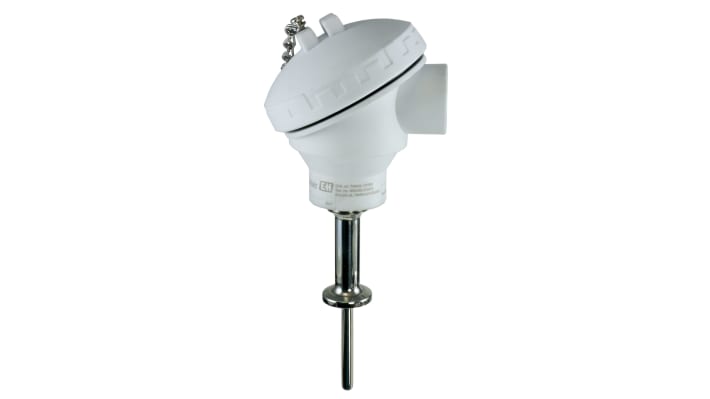 Sensore di temperatura PT100 Endress+Hauser TM402-AA2C2A3A310AW1B, range -50°C a +200°C, connessione igienica, 4 cavi.