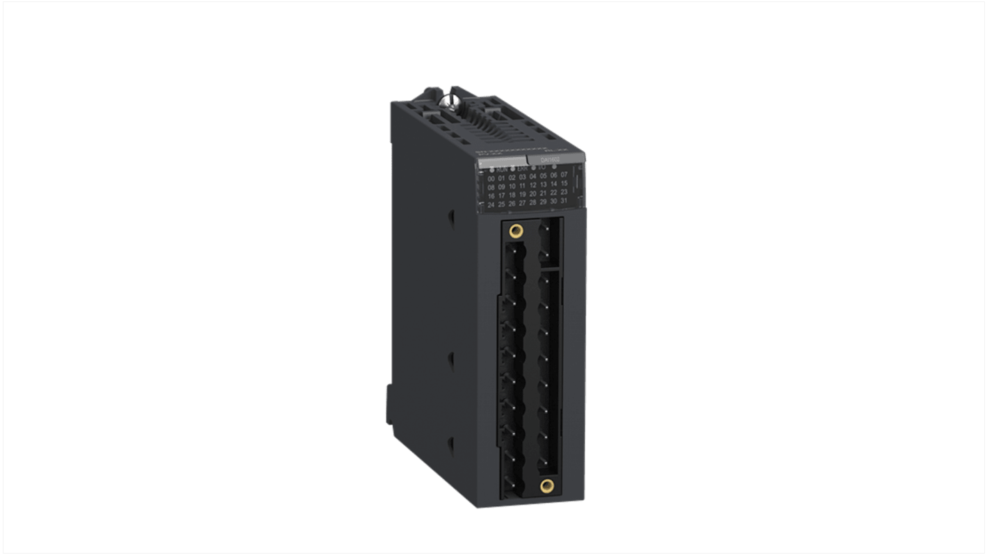 Modulo di espansione Schneider Electric BMXDAI1602, 16 I/O, 24 V, per PLC Modicon X80, protezione IP20, ingressi discreti isolati.