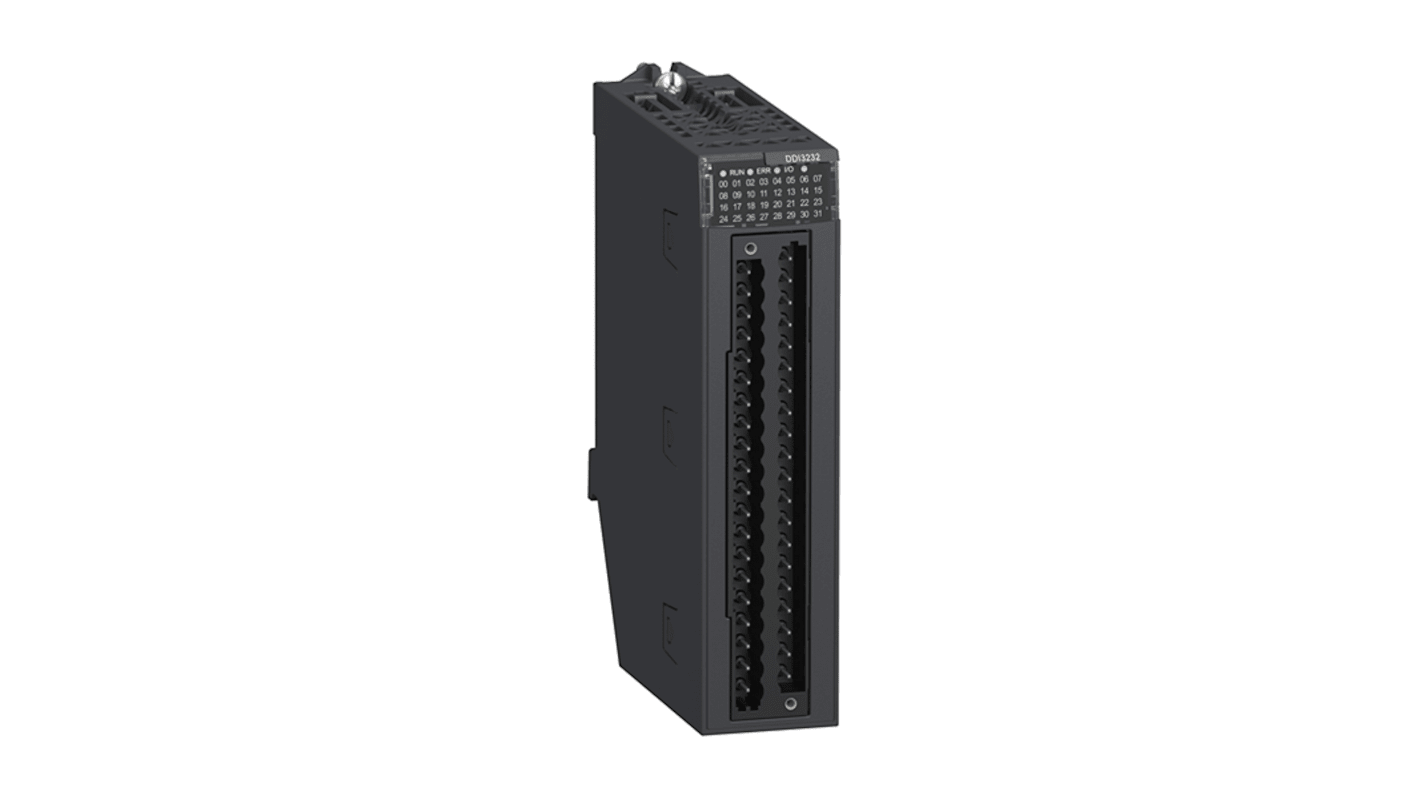 Modulo di espansione Schneider Electric BMXDDI3232 per PLC Modicon X80, 32 ingressi discreti, alimentazione 24 V CC, grado di protezione IP20.