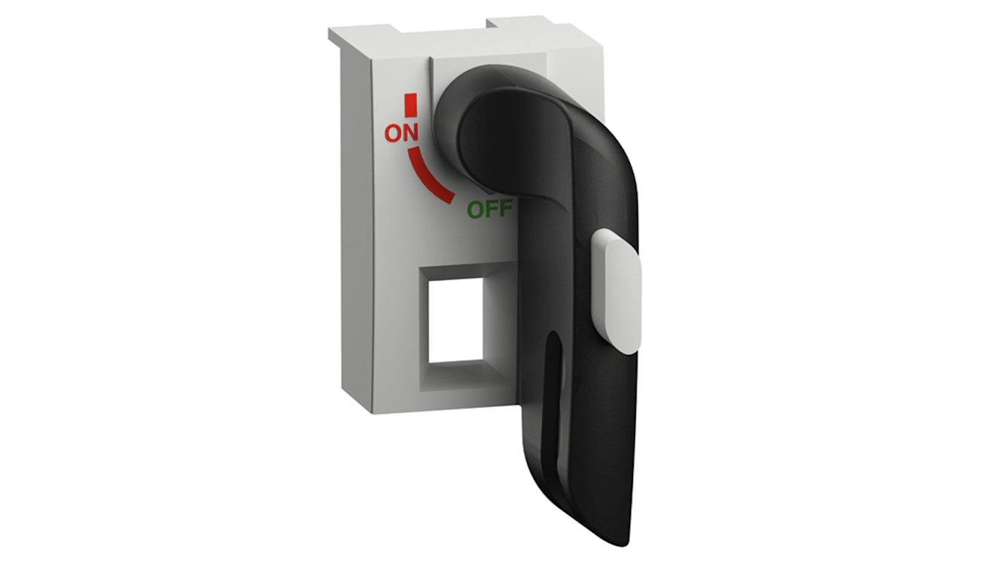 Corpo commutatore integrato Schneider Electric GS1AH103, 32A, 2 poli, maniglia rotante nera, conforme IEC.