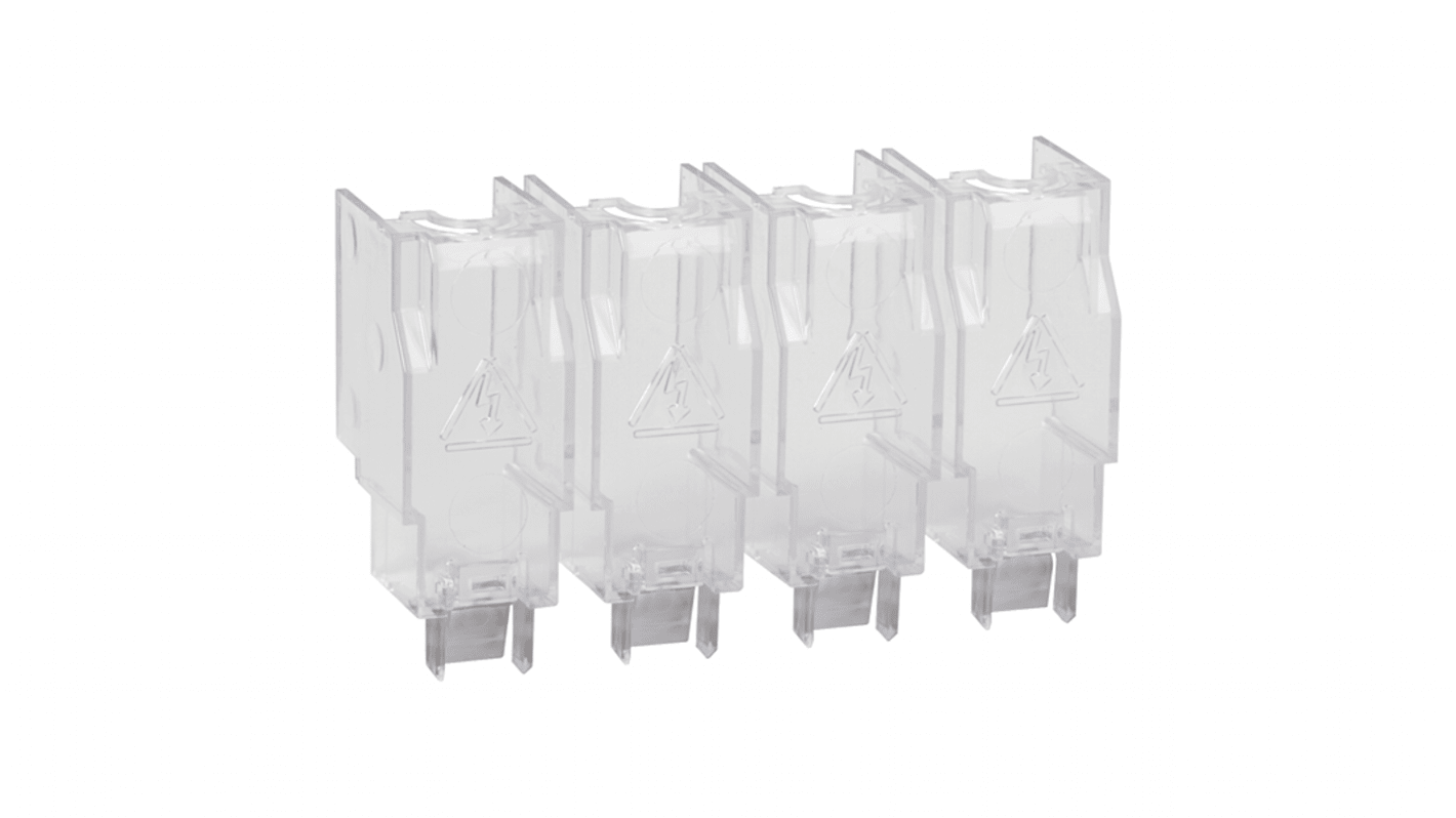 Corpo commutatore integrato Schneider Electric GS1AP44, 4 poli, corrente massima 400A, conforme a IEC e direttive UE.