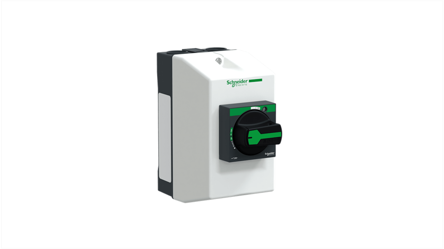 Coffret in policarbonato Schneider Electric GV2PC01, montaggio superficiale, protezione IP65, peso 0,3 kg, maniglia nera.