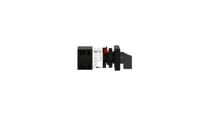 Interruttore a camma Schneider Electric Harmony K, 2 poli, 10A, montaggio frontale, maniglia rotante con lucchetto.