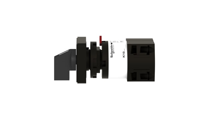 Interruttore a camma Schneider Electric Harmony K, 2 poli, 10A, montaggio frontale, maniglia rotante con lucchetto.