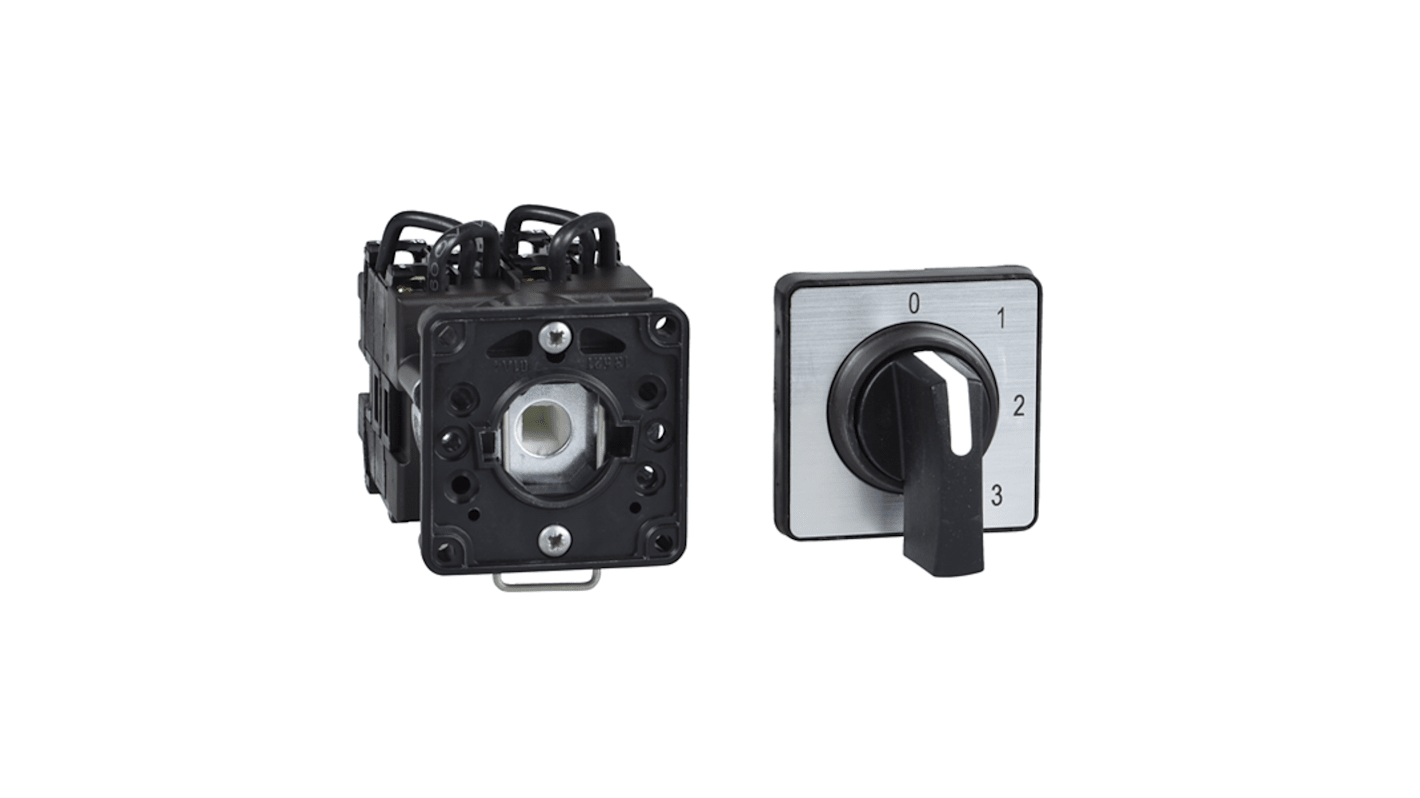 Interruttore camme Schneider Electric Harmony K, 3 poli, 12A, 690V, IP65, design robusto per applicazioni industriali.