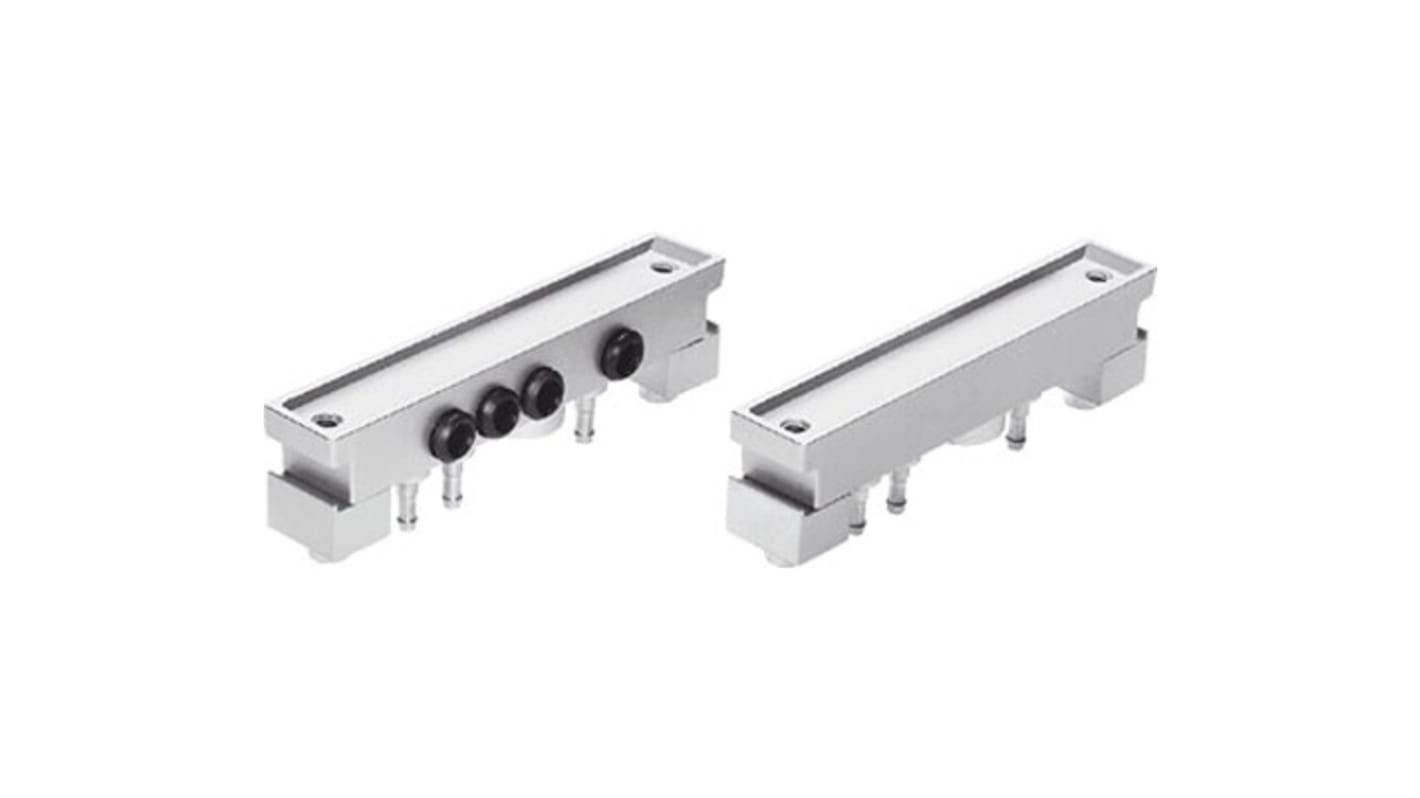 Piastra Festo TAP-E-2N per sensori, conforme agli standard VDMA24364-B1/B2-L, progettata per automazione industriale.
