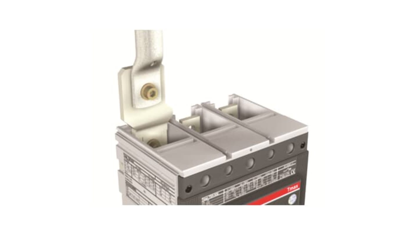 Kit ABB 1SDA055041R1 per terminali frontali estesi disgiuntori Tmax T, composto da 4 pezzi, design resistente e certificato.