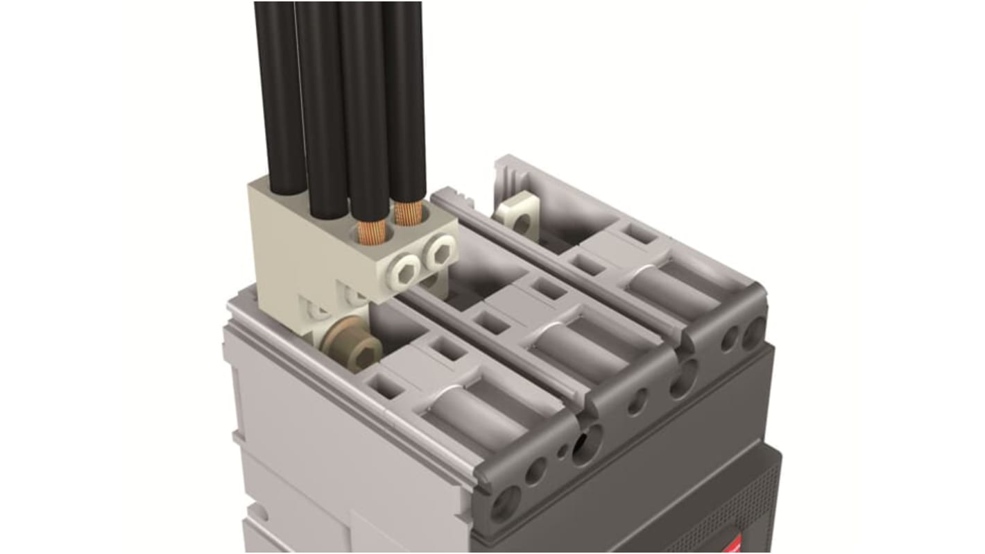 Kit ABB 1SDA066922R1 per automazione industriale, 4 pezzi per interruttori SACE Tmax XT, facile installazione e configurazione.