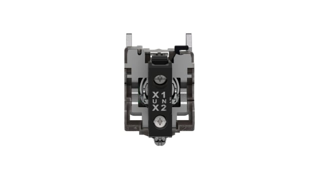 Spia LED Schneider Electric XB4BVB3 22mm, montaggio a pannello, IP66/IP67/IP69K. Resistente alle vibrazioni e agli urti, ideale per ambienti industriali e commerciali.