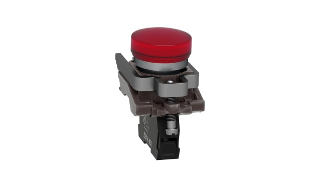 Spia LED Schneider Electric Harmony XB4BVM4 22mm, montaggio a pannello, IP66/IP67/IP69K. Resistente e modulare per ambienti industriali.