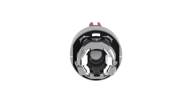 Selettore Harmony XB4 di Schneider Electric, 3 posizioni, diametro foro 22 mm, colore rosso, illuminato, grado di protezione IP66/IP67/IP69.