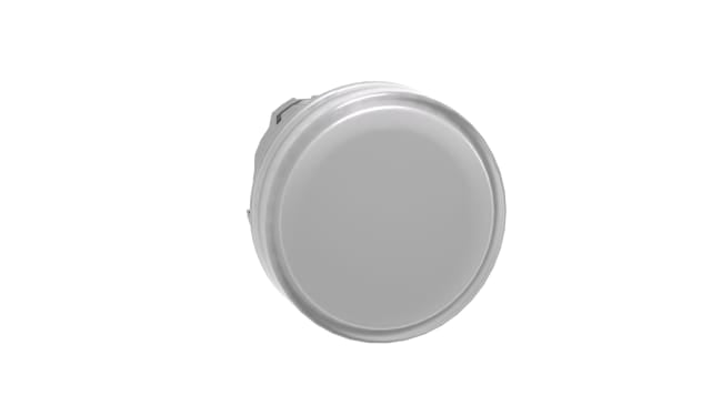 Interruttore a pulsante Schneider Electric ZB4BV013, montaggio a pannello, bianco, IP69K - Serie Harmony XB4