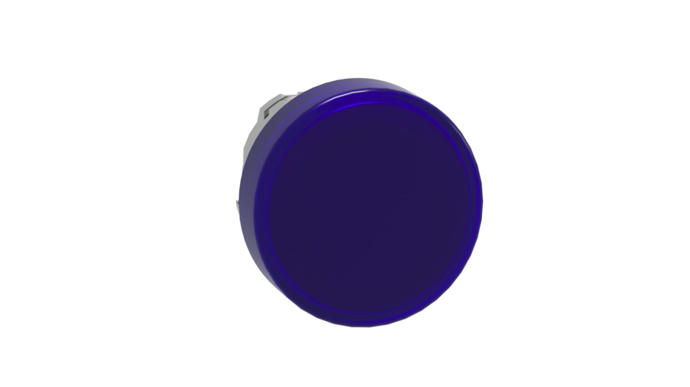 Schneider Electric - ZB4BV063 Spia LED Blu Harmony XB4, Montaggio a Pannello - Resistente, IP69K, per Industria e Ambienti Difficili.