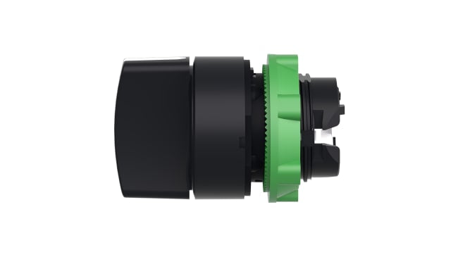 Testa selettore Harmony ZB5 Schneider Electric - ZB5AD5, 3 posizioni, Ø 22mm, Nero, non illuminato. Resistente, facile installazione, ideale per ambienti industriali e edilizi.