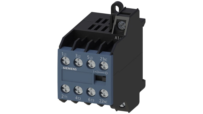 Contattore Siemens 3TG1001-0BB4, 4 poli, 20A, 24V c.c. - Serie SIRIUS Innovation per applicazioni industriali. Sicuro, compatto e affidabile.