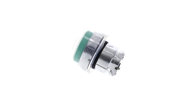 Testa Pulsante Ritorno a Molla 22mm Verde Harmony XB4 IP66/IP67 - Schneider Electric ZB4BP3: ideale per pannelli di controllo e macchinari industriali.