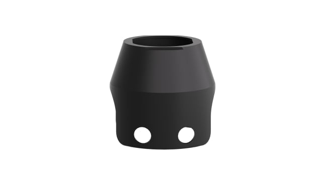 Protezione in metallo nero Schneider Electric ZBZ1602 per pulsanti da 40 mm Serie Harmony XB - Resistente agli ambienti industriali.