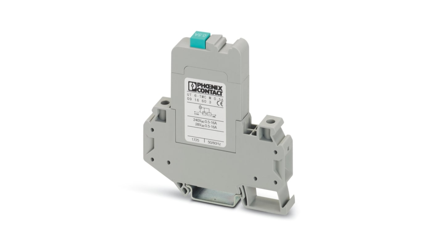 Interruttore automatico protezione motore Phoenix Contact 0,5A 264V CA - Efficiente dispositivo termomagnetico per sicurezza e affidabilità industriali.