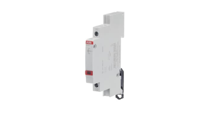 Indicatore LED ABB E219-C rosso, tensione 115-230 V, corrente 16 A, grado di protezione IP20, peso 40 g.