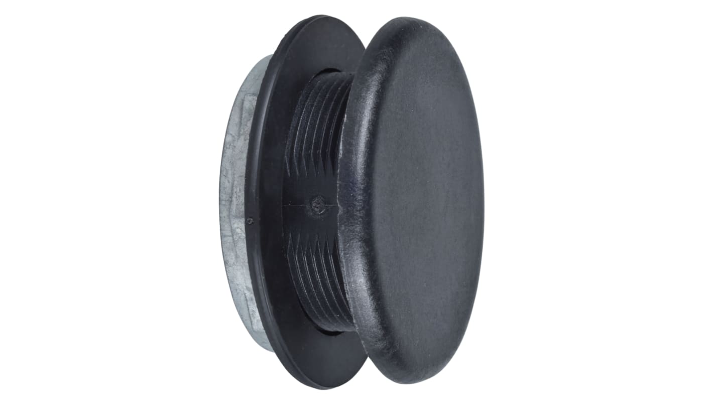 Connettore maschio Schneider Electric 9001K52, diametro 30 mm, per serie 9001K e 9001SK, con guarnizione per protezione da polvere e umidità.