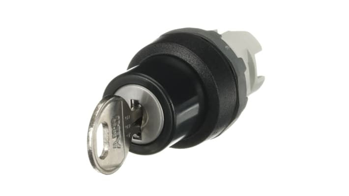 ABB Testa selettore a chiave M2SSK1-101, 2 posizioni, diametro foro 22 mm, protezione IP66, struttura in metallo.