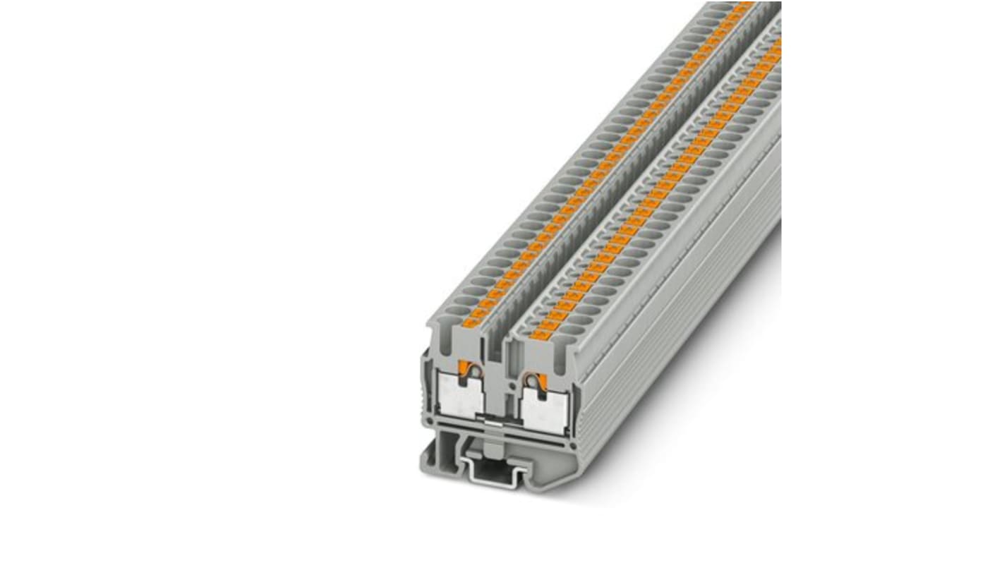 Morsettiera passante Phoenix Contact 3248125 MPT 2,5 Grigio 30A 500V. Connessione stabile e sicura per applicazioni industriali.