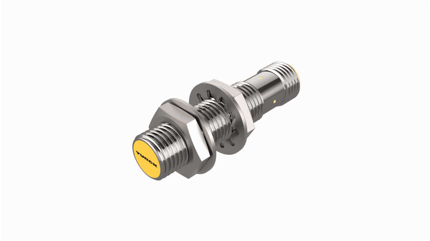 Sensore di prossimità cilindrico M12 Turck Bi2-M12E-AD4X-H1144, induttivo, 2 mm, IP67, alimentazione 10-65 V cc.