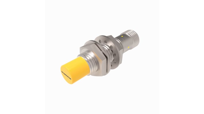 Sensore di prossimità cilindrico PNP Turck Ni8U-M12-AP6X-H1141, gamma di rilevamento 8 mm, grado di protezione IP68.