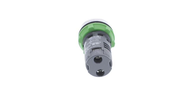Luce pilota rotonda Schneider Electric Harmony XB5, IP66, LED 24 V, montaggio a pannello, dimensioni 29 x 29 x 54 mm.