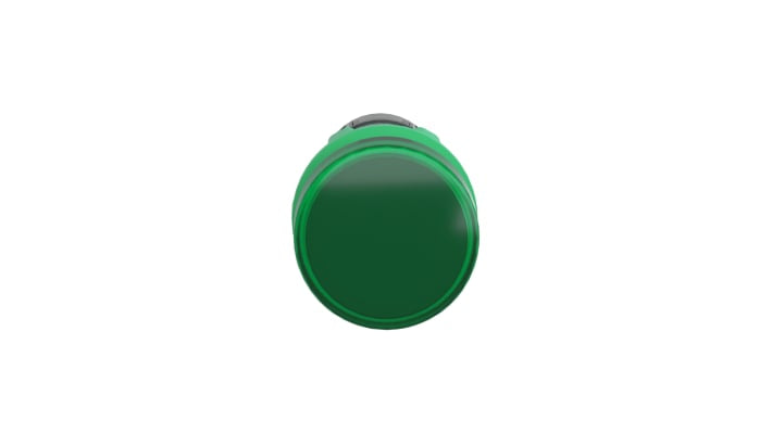 Luce pilota Schneider Electric XB5EVB3, LED verde, montaggio a pannello, diametro foro 22mm, protezione IP66.